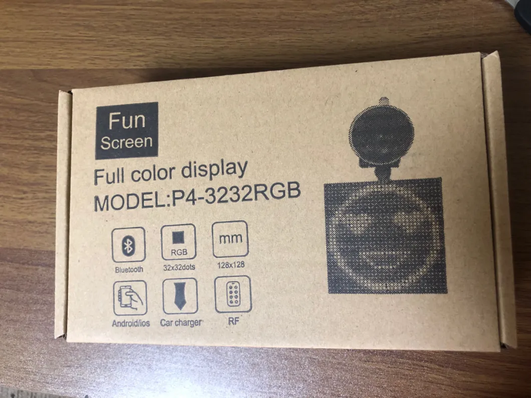 P4-32X32RGB Emoji Taxi Bluetooth Handy LED Zeichen